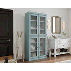 Mobiletto da bagno 32" in legno massello al 100% con ante opzionali di Palace Imports