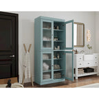 Mobiletto da bagno 32" in legno massello al 100% con ante opzionali di Palace Imports