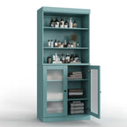 Mobiletto da bagno 32" in legno massello al 100% con ante opzionali di Palace Imports