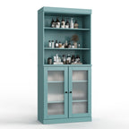 Mobiletto da bagno 32" in legno massello al 100% con ante opzionali di Palace Imports
