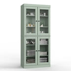 Mobiletto da bagno 32" in legno massello al 100% con ante opzionali di Palace Imports