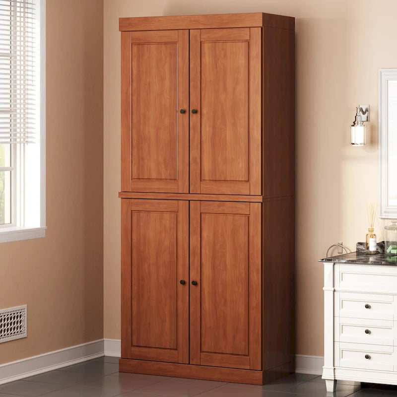 Mobiletto da bagno 32" in legno massello al 100% con ante opzionali di Palace Imports