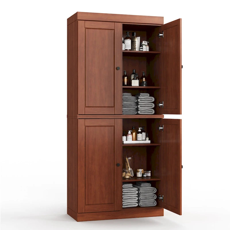 Mobiletto da bagno 32" in legno massello al 100% con ante opzionali di Palace Imports