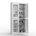 Mobiletto da bagno 32" in legno massello al 100% con ante opzionali di Palace Imports
