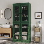 Mobiletto da bagno 32" in legno massello al 100% con ante opzionali di Palace Imports