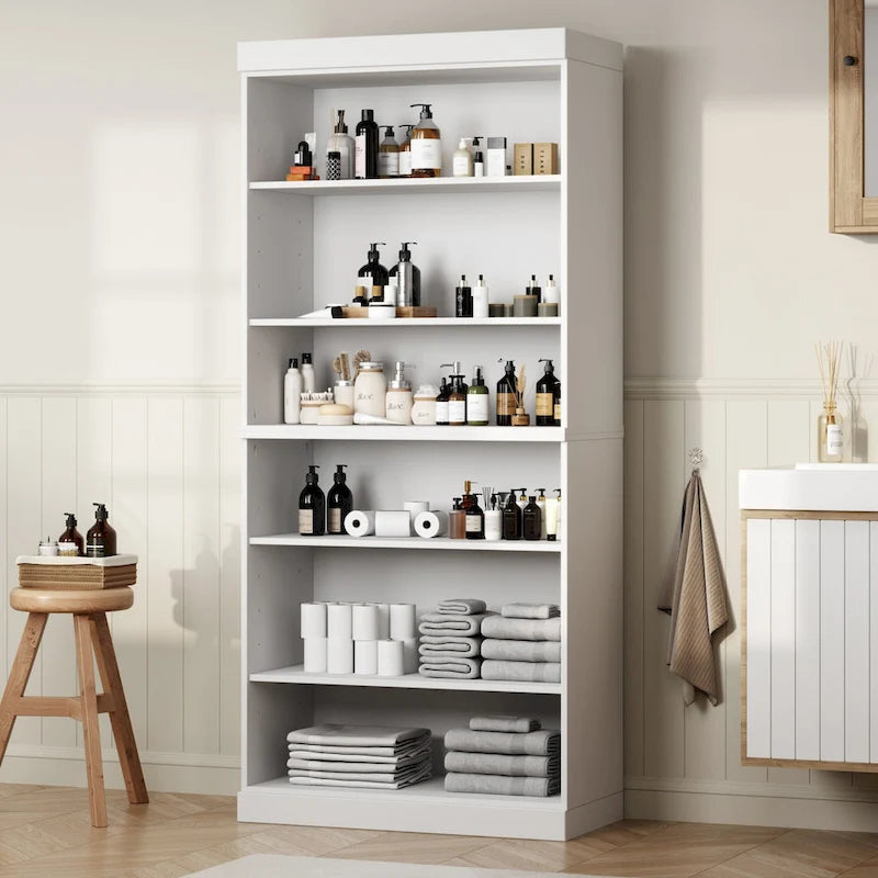 Mobiletto da bagno 32" in legno massello al 100% con ante opzionali di Palace Imports