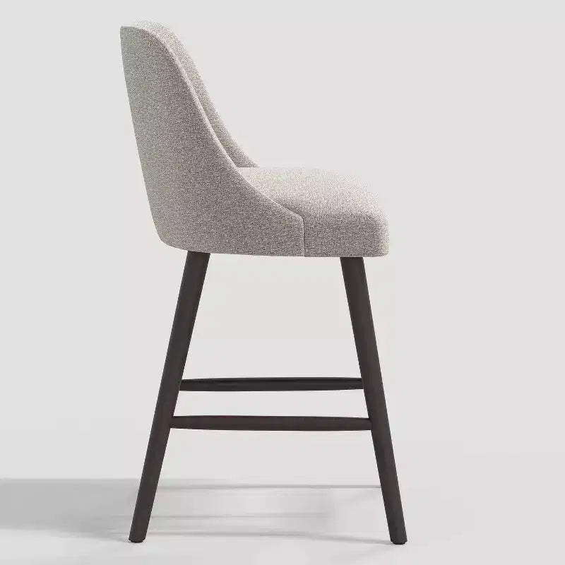 Tabouret de bar Geller de 27 po, hauteur comptoir, avec repose-pieds, boucle gris – Threshold™