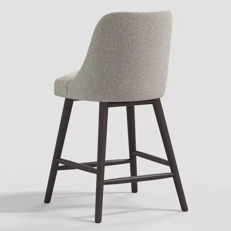 Tabouret de bar Geller de 27 po, hauteur comptoir, avec repose-pieds, boucle gris – Threshold™