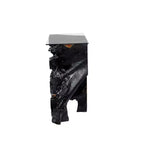 Console en teck contemporaine couleur or – Olivia & May : Table d'entrée robuste, aucun assemblage requis