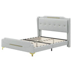 Letto Moderno Imbottito in Ecopelle