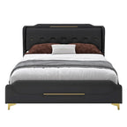 Letto Moderno Imbottito in Ecopelle