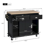 Carrello da cucina con piano d'appoggio ribaltabile in legno di gomma, porta scorrevole a scomparsa con altezza regolabile, isola da cucina su 4 ruote