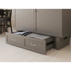 Cassettone letto a scomparsa Chelsea Queen con materasso
