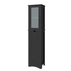 Colonna da bagno alta, autoportante, con ante e cassetto