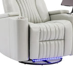 Poltrona reclinabile girevole a 270° multifunzione per home theater