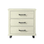 Set camera da letto 4 pezzi stile rustico - 2 comodini, 1 cassettone e 1 comò
