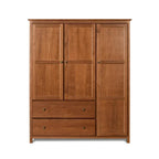 Armadio Grain Wood Furniture Shaker Wood a 3 ante - 60x72x22