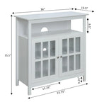 Mobile TV con armadietti contenitori Convenience Concepts Big Sur Highboy da 40 pollici