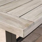 Set da pranzo da patio Carlisle 3 pezzi in legno rustico - Christopher Knight Home