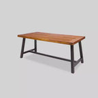 Set da pranzo da patio Carlisle 3 pezzi in legno rustico - Christopher Knight Home