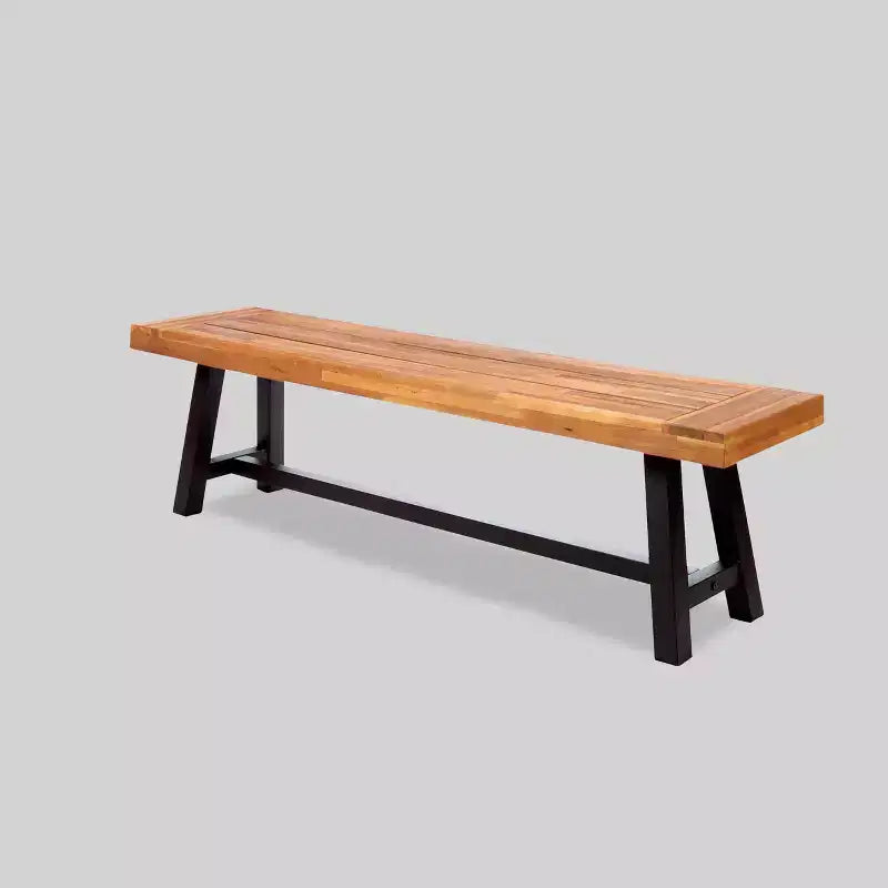 Set da pranzo da patio Carlisle 3 pezzi in legno rustico - Christopher Knight Home