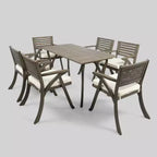 Set da Pranzo Hermosa 7 pezzi in Acacia - Christopher Knight Home
