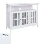 Convenience Concepts Big Sur Mobile TV Stand Deluxe con Armadietti e Ripiano per TV fino a 55 Pollici