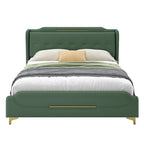 Letto Moderno Imbottito in Ecopelle