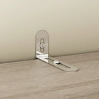 Armadio moderno freestanding in legno massiccio con ripiani