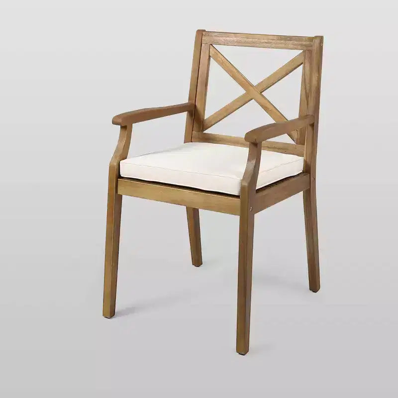 Set da pranzo da esterno Mesa 7 pezzi in legno di acacia - Christopher Knight Home
