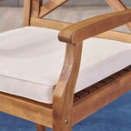 Set da pranzo da esterno Mesa 7 pezzi in legno di acacia - Christopher Knight Home