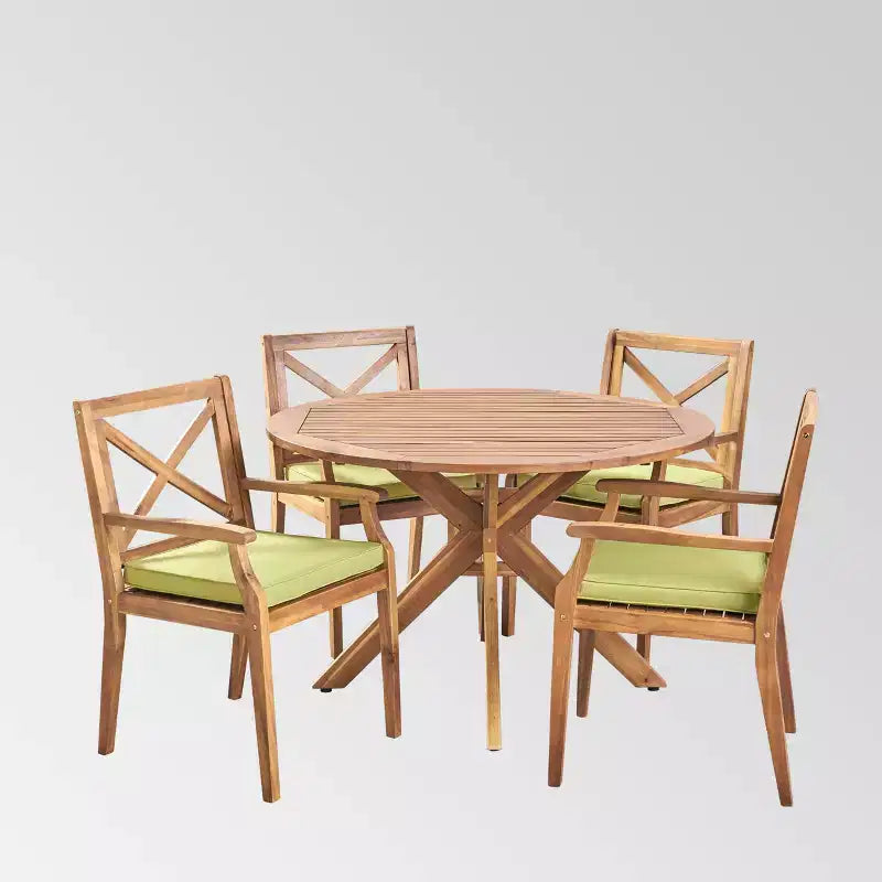 Ensemble de salle à manger de patio 5 pièces Llano - Christopher Knight Home