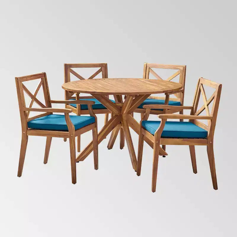 Ensemble de salle à manger de patio 5 pièces Llano - Christopher Knight Home