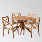 Ensemble de salle à manger de patio 5 pièces Llano - Christopher Knight Home
