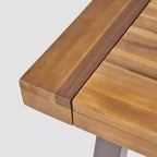 Set da pranzo picnic Carlisle 3 pezzi in legno di acacia - Christopher Knight Home