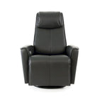 Poltrona reclinabile girevole Fjords Urban Leather