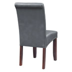 Sedia Copper Grove Five Bridge Eco Parsons in similpelle con borchie