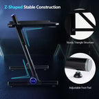 Bureau d'ordinateur de jeu Costway réglable en hauteur avec éclairage LED et support de manette de jeu