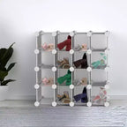 Système de rangement personnalisable à 16 casiers emboîtables Hastings Home, blanc