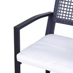 Outsunny Set da Bar 3 Pezzi con Morbido Cuscino, Set di Mobili da Esterno in Rattan per Giardini, Prati, Terrazze, Piscine