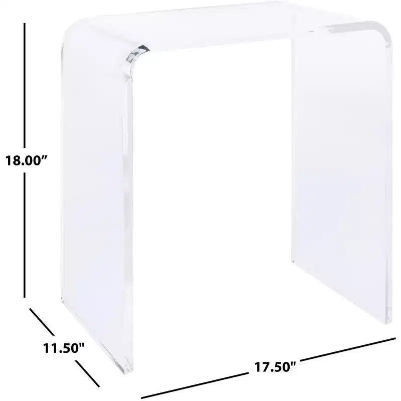 Tavolino Pryor in Acrilico - ACC8000A - Trasparente - Safavieh
