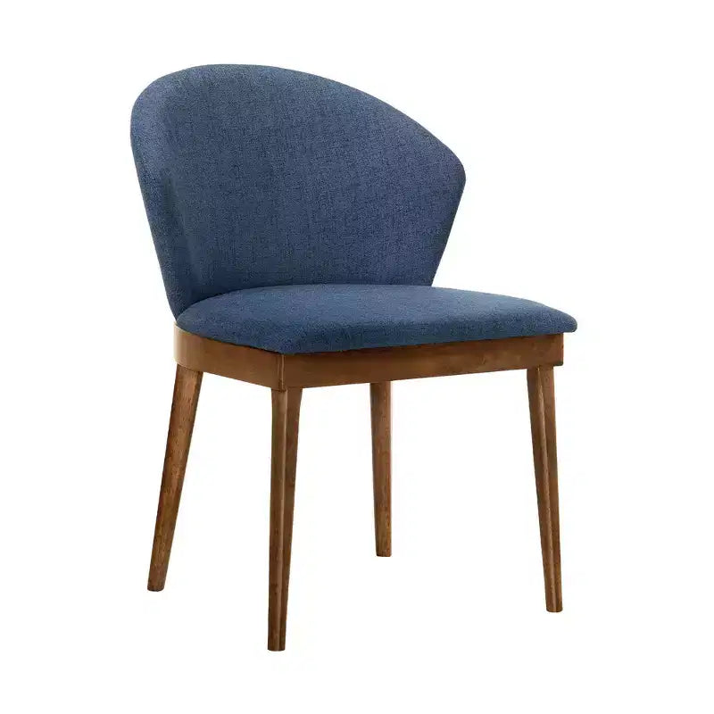 Lot de 2 Chaises de salle à manger Juno en tissu et bois - Armen Living