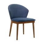 Lot de 2 Chaises de salle à manger Juno en tissu et bois - Armen Living