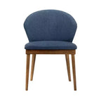 Lot de 2 Chaises de salle à manger Juno en tissu et bois - Armen Living