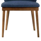 Lot de 2 Chaises de salle à manger Juno en tissu et bois - Armen Living