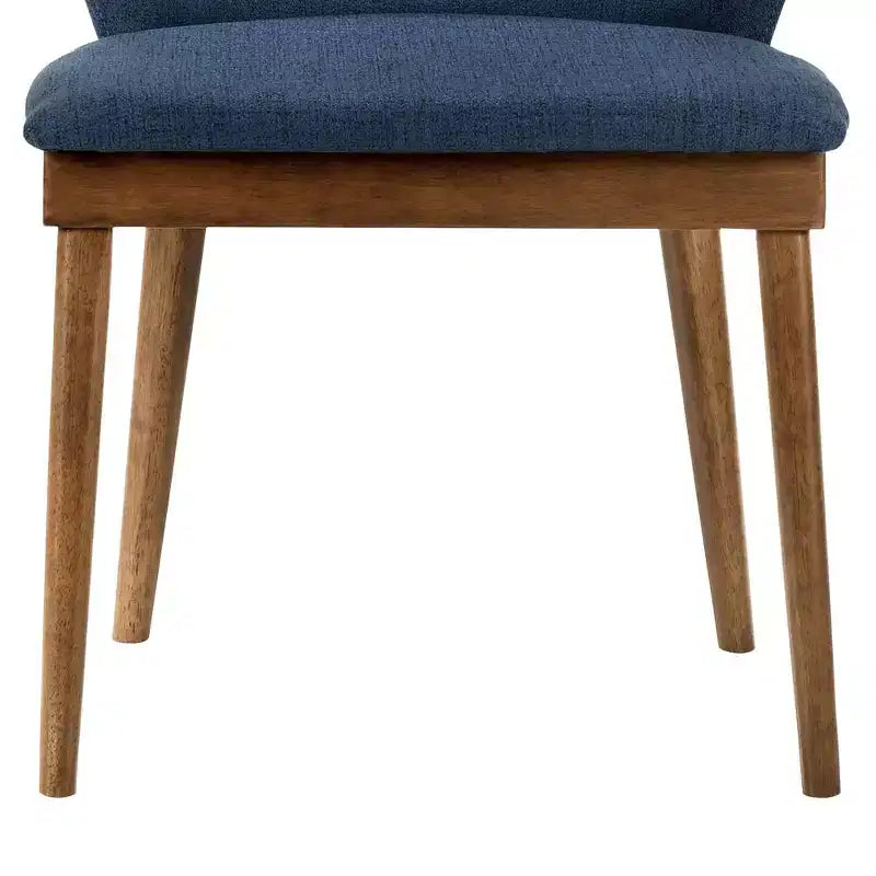 Lot de 2 Chaises de salle à manger Juno en tissu et bois - Armen Living