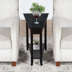 Convenience Concepts Tavolino a cuneo American Heritage con ripiano