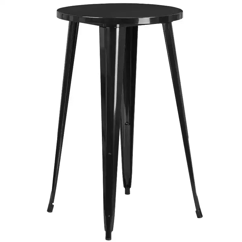 Set da Patio Merrick Lane con Tavolo e Sgabelli Senza Schienale - Struttura in Metallo Verniciato a Polvere per Uso Interno ed Esterno