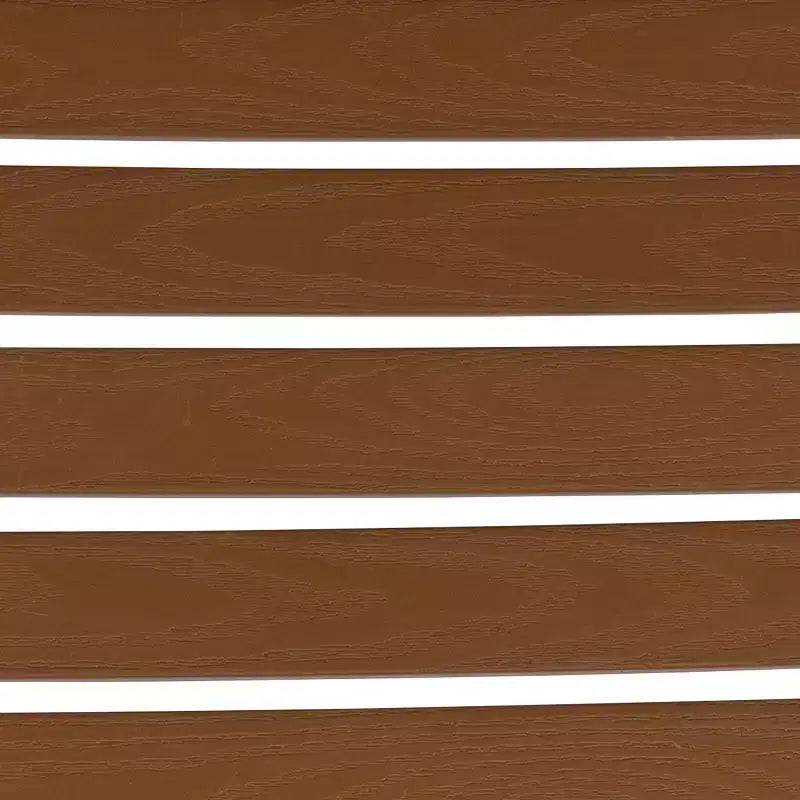 Set da 5 pezzi tavolo e sedie da patio Merrick Lane in simil-teak e metallo per interni/esterni con funzionalità per tutte le stagioni