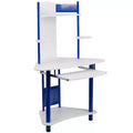 Bureau d'angle Emma et Oliver avec étagère supérieure